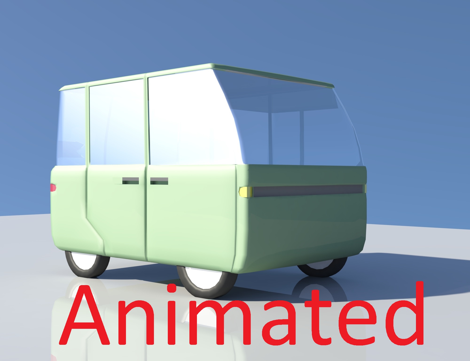 Animated Van (unrendered)