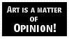 'Art-Opinion' stamp by Keira-Blacktalon