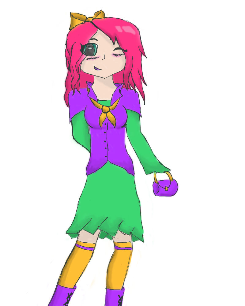 Cookie in her school outfit by epicvc123 on DeviantArt
