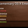 Elementary OS X Emerald Button