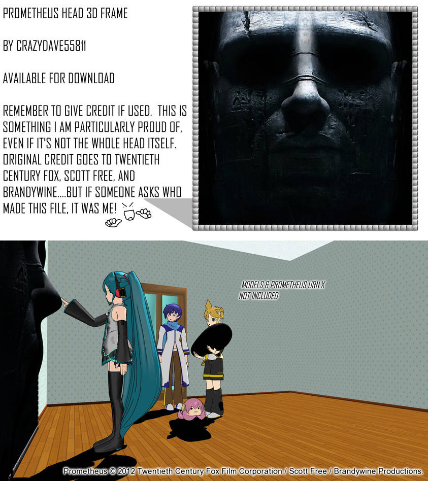 Dl Prometheus Head 3d Frame By Crazydave55811 On Deviantart