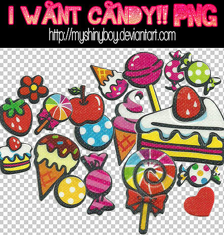 I Want Candy PNG