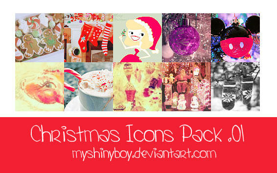 Christmas Icons Pack .01 by MyShinyBoy on DeviantArt