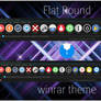 Flat Round WinRAR theme