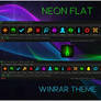 Neon Flat WinRAR theme