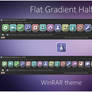 Flat Gradient Half WinRAR theme