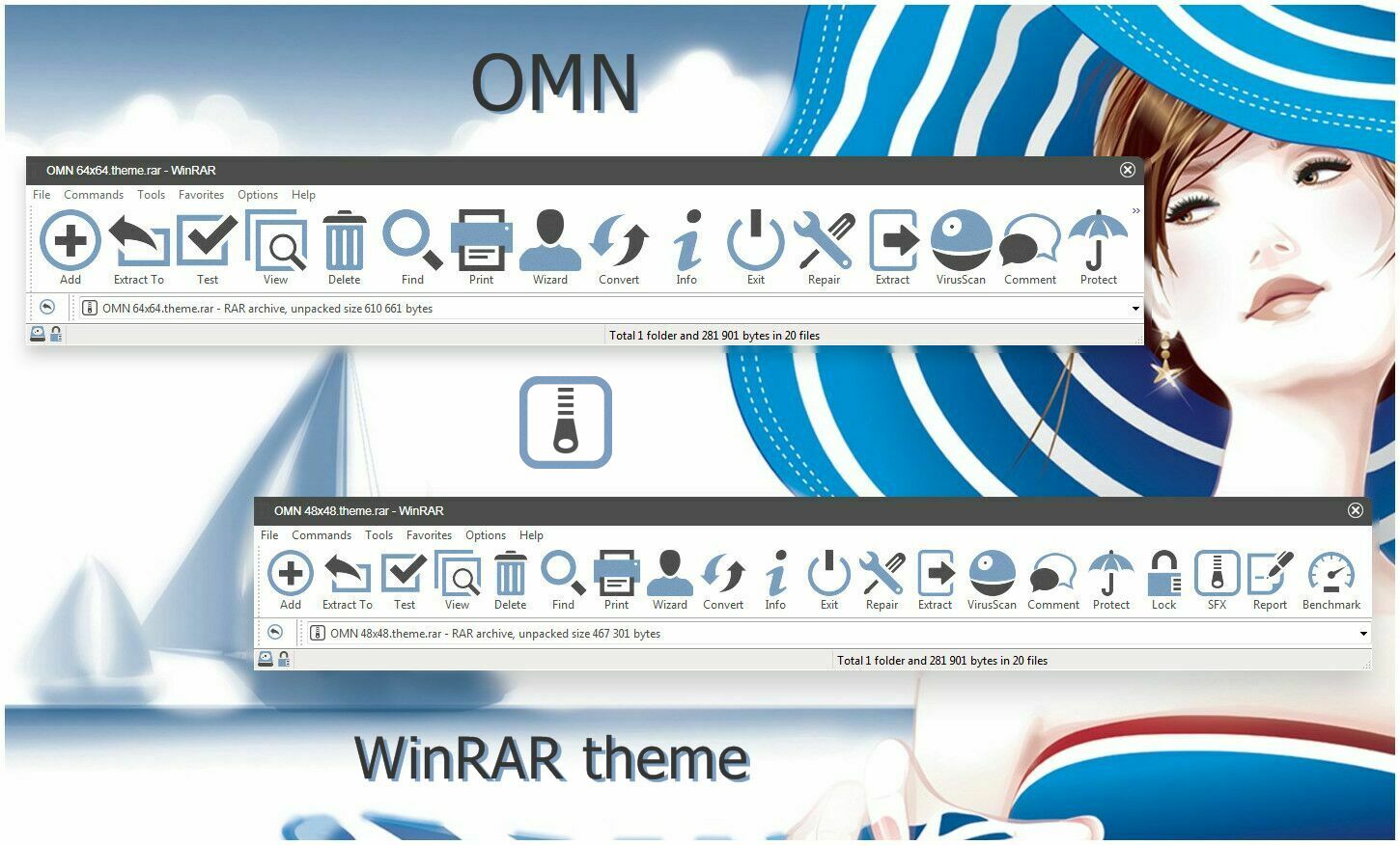 OMN WinRAR theme