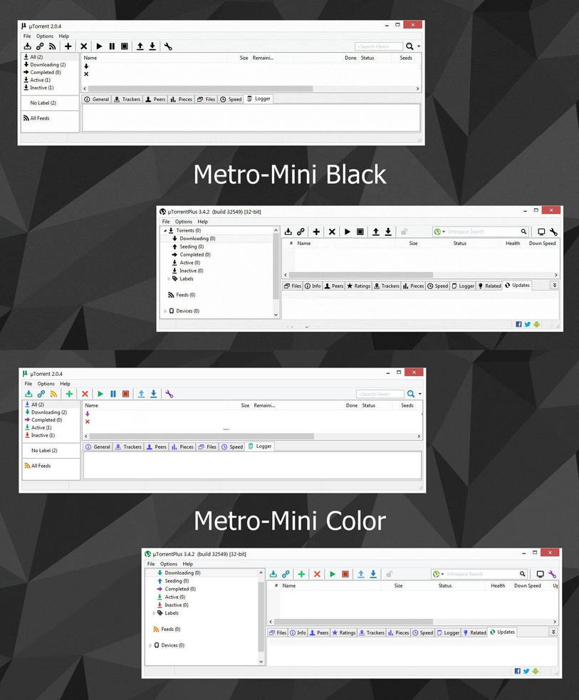 Metro-Mini UTorrent Skin By Alexgal23 On DeviantArt