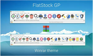 FlatStock GP WinRAR theme