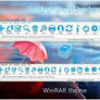 Sticker Blue Shadow WinRAR theme