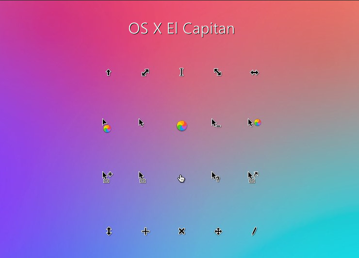 OS X El Capitan Cursors by alexgal23 on DeviantArt