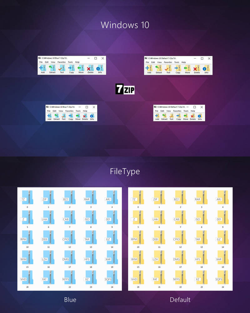 Windows 10 7 Zip Theme By Alexgal23 On DeviantArt Windows 10 7 Zip Theme By Alexgal23 On DeviantArt