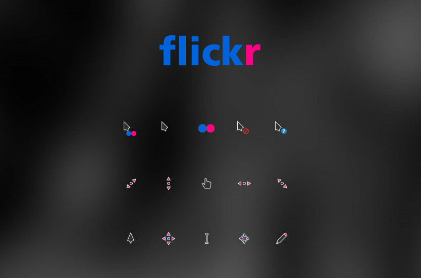 Flickr Cursors by alexgal23 on DeviantArt