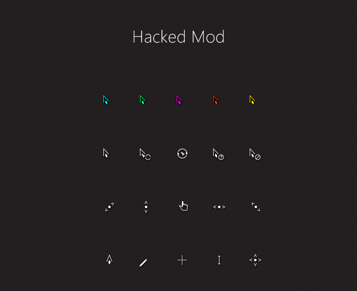 Hacked Mod Cursors by alexgal23 on DeviantArt