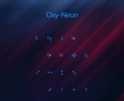 Oxy-Neon Cursors