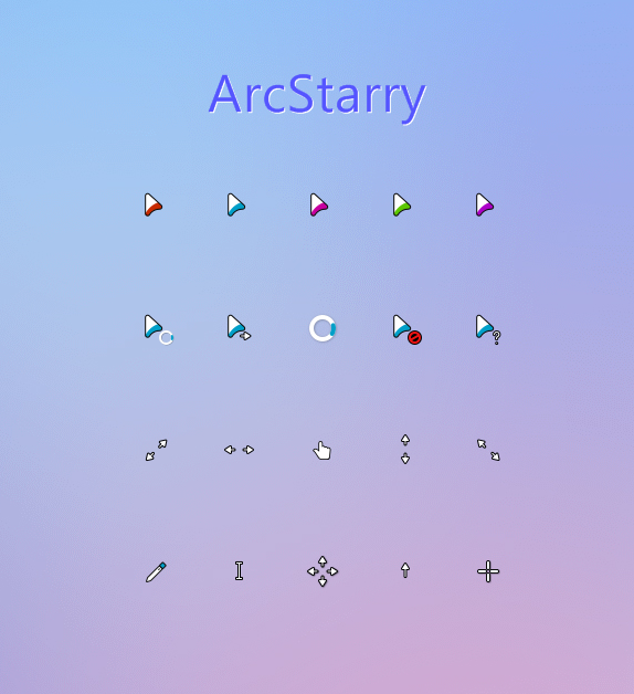 ArcStarry Cursors by alexgal23 on DeviantArt