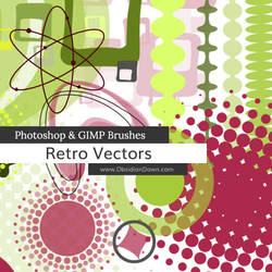 Retro Vectors Photoshop and GIMP Brushes