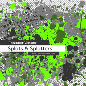 Splats Illustrator Vectors