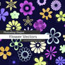Flower Vectors Photoshop Custom Shapes