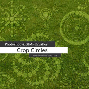 Crop Circles Photoshop and GIMP Brushes