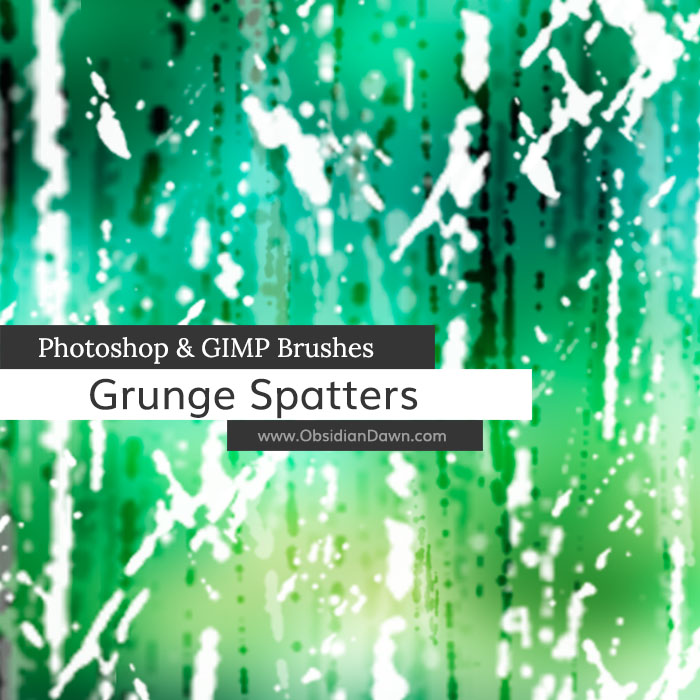 Grunge Spatters and GIMP Brushes by redheadstock on DeviantArt