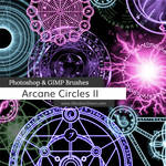 Arcane Circles II Photoshop and GIMP Brushes