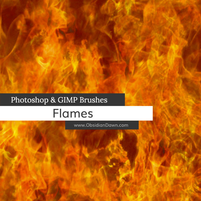 Flames Fire and GIMP Brushes by redheadstock on DeviantArt