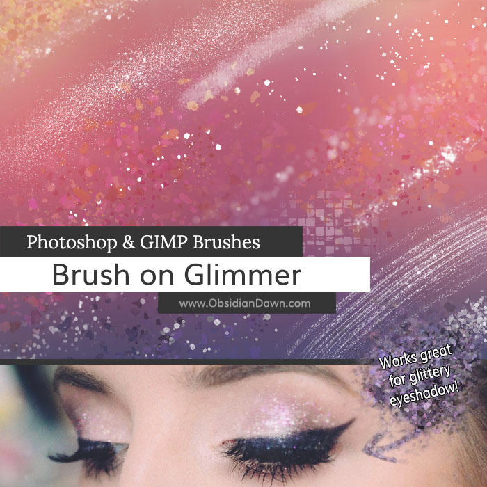 brush on glimmer photoshop and gimp