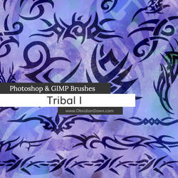 Tribal Photoshop and GIMP Brushes