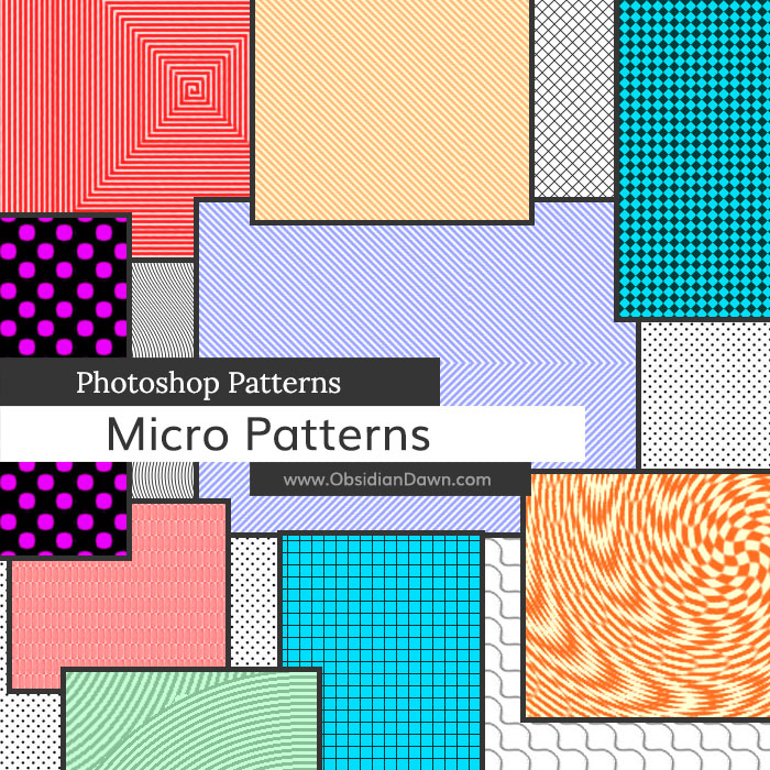 Micro Patterns Photoshop Patterns