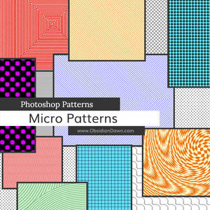 Micro Patterns Photoshop Patterns