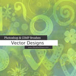Vector Designs Photoshop and GIMP Brushes