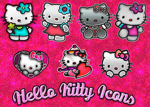 Hello Kitty Icons by Sammi879