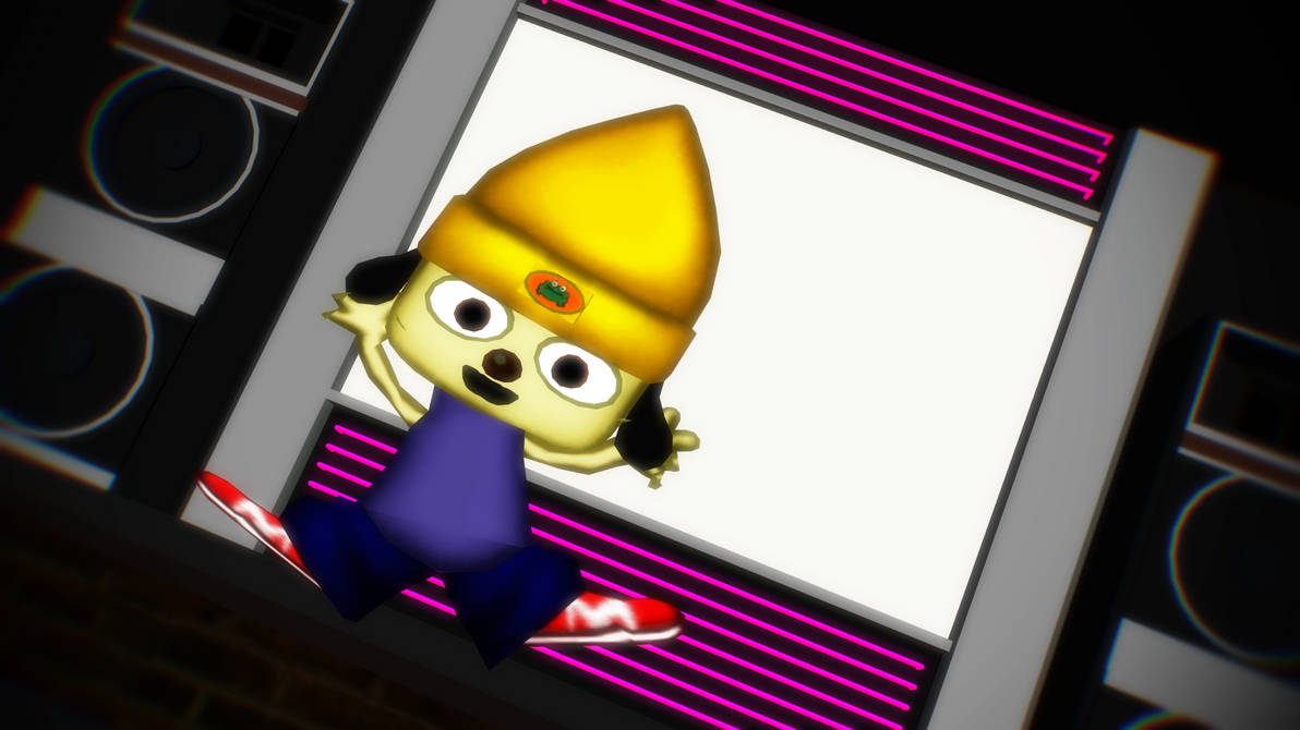 MMD] PaRappa the rapper yellow hat! [DL INCLUDED] by