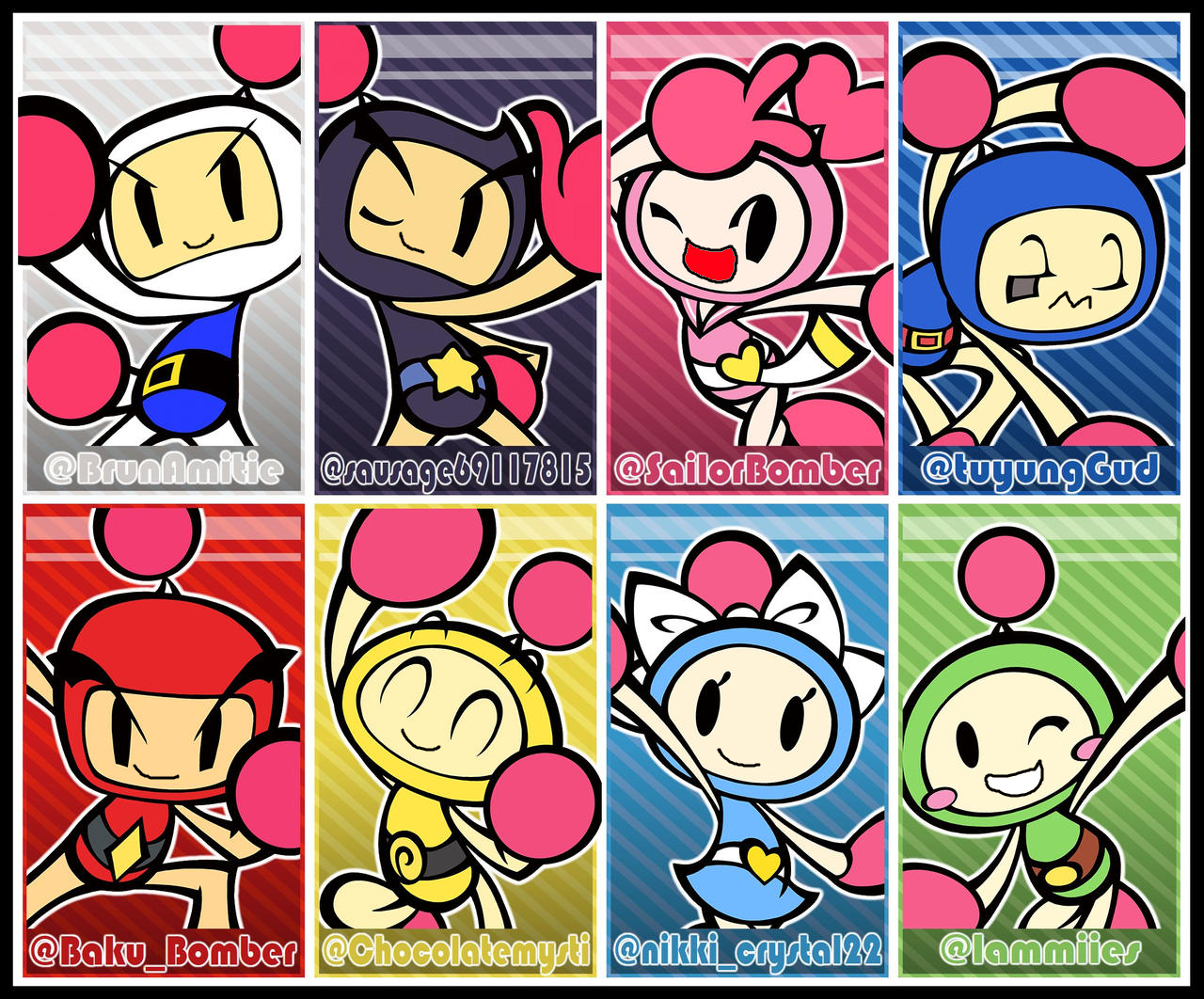 Bomberman Bros with Mouths by zmcdonald09 on DeviantArt