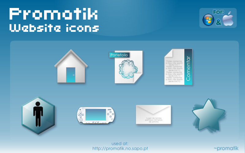 promatik wesite icons