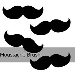 Moustache brush