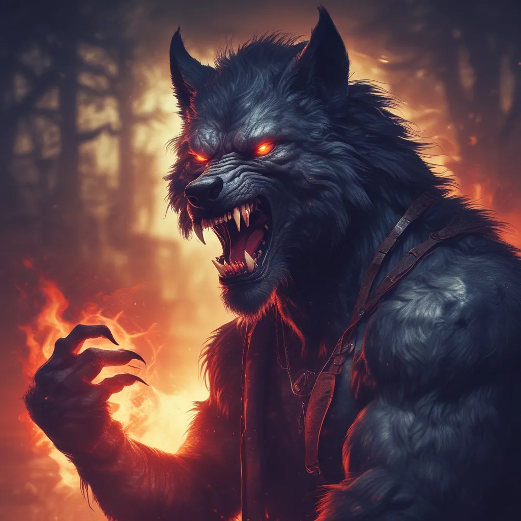 Werewolf demon hybrid