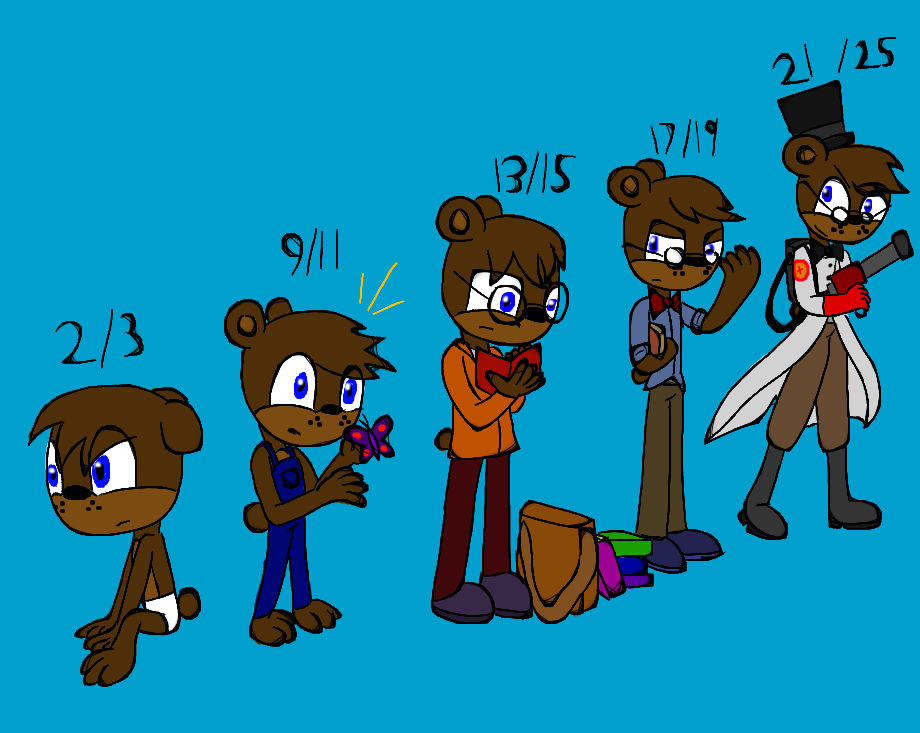 FNaM Age Chart Freddy Fazbear ''Medic'' by icefir on DeviantArt
