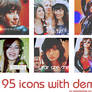 95 icons with Demi Lovato