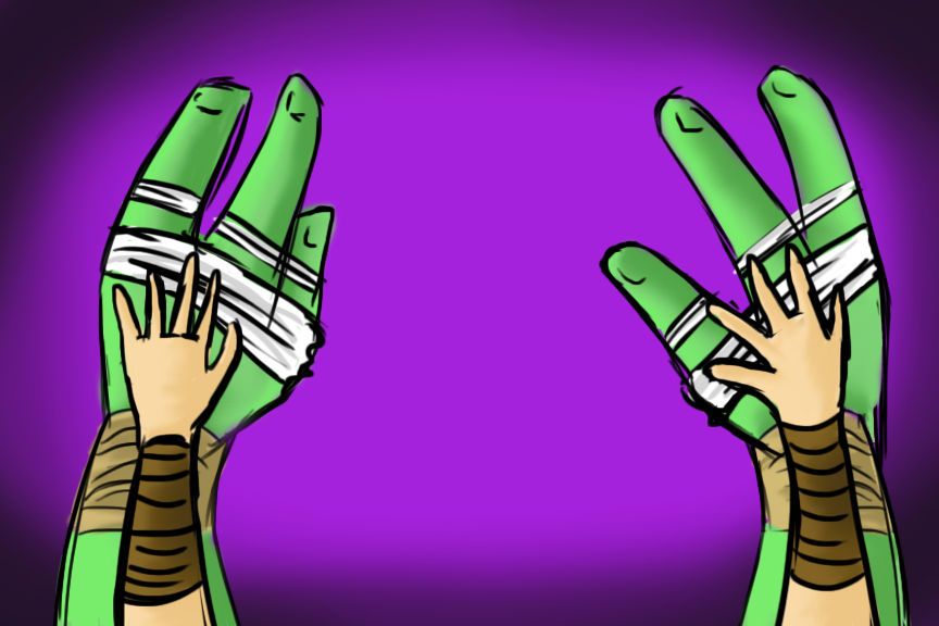 TMNTHands by FlashyFashionFraud on DeviantArt