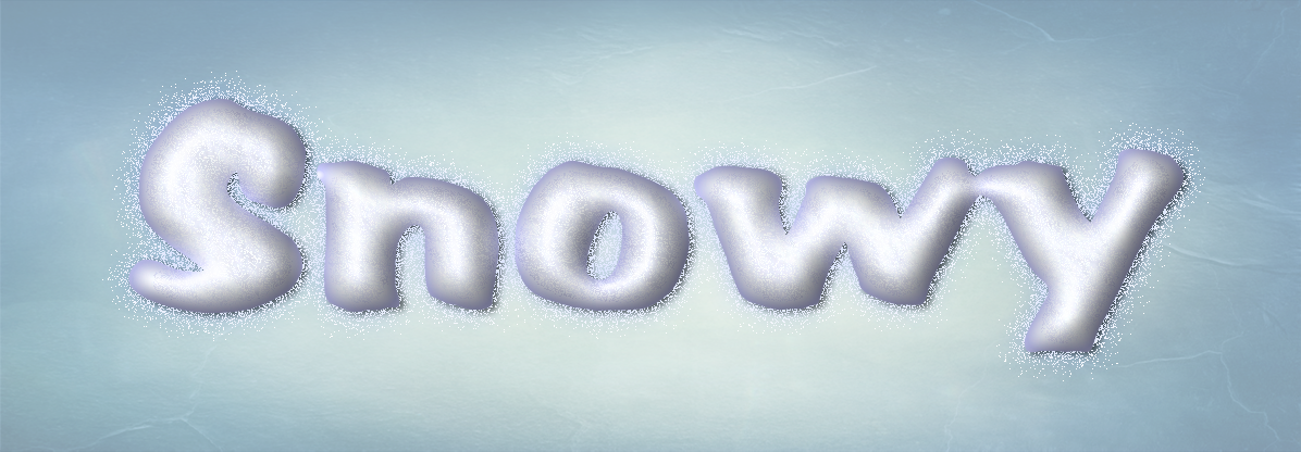 Photoshop Snowy Layer Style