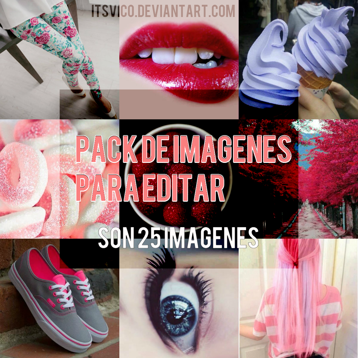 Pack de imagenes para editar.