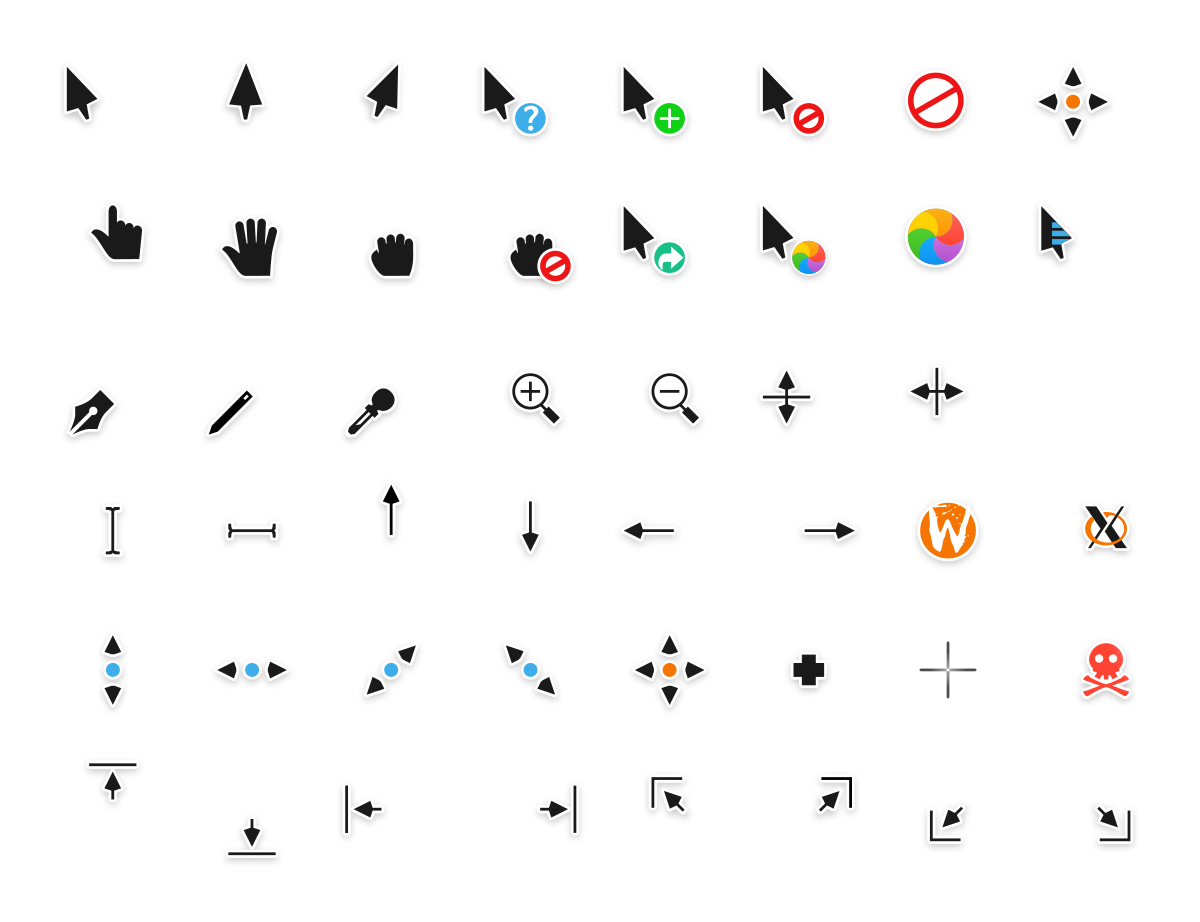 Oreo Cursors by niivu on DeviantArt