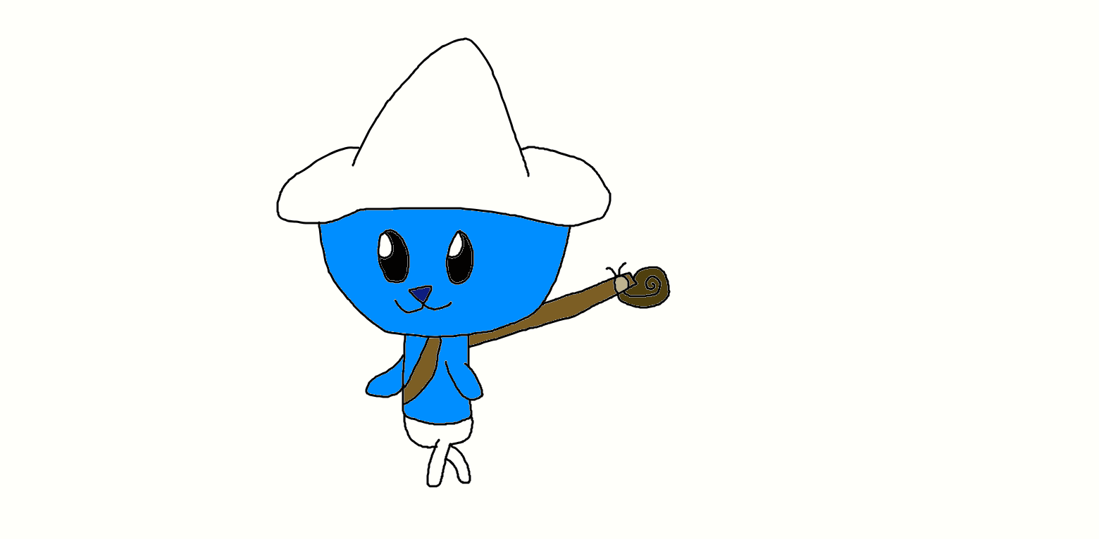 How to Draw Smurf Cat 