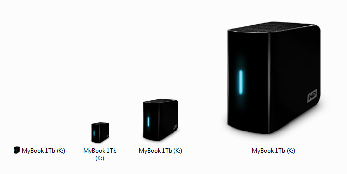 WD MyBook icon for Vista