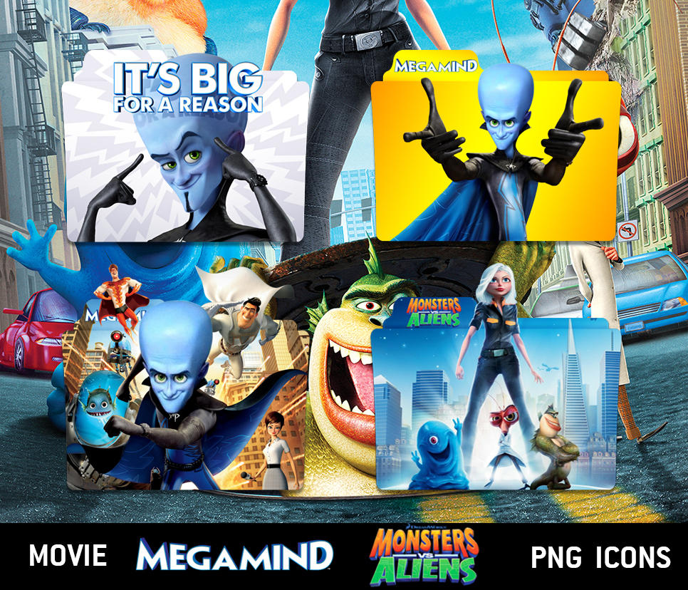 Megamind And Monsters Vs Aliens Icon Folder Pack By Ederzasso On Deviantart