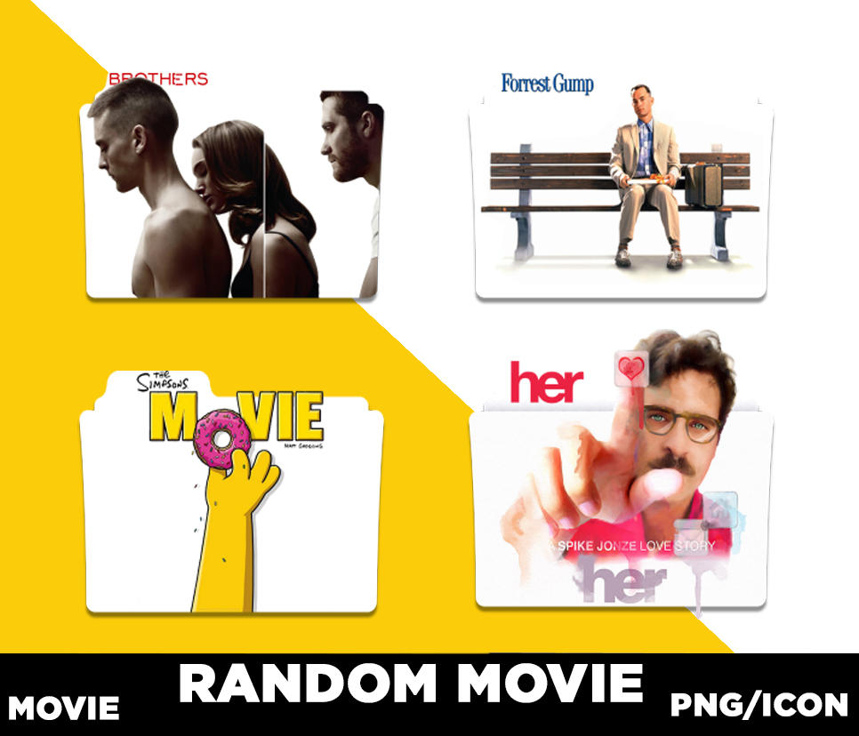 Random Movies Folder Icon Pack (03) by ederzasso on DeviantArt