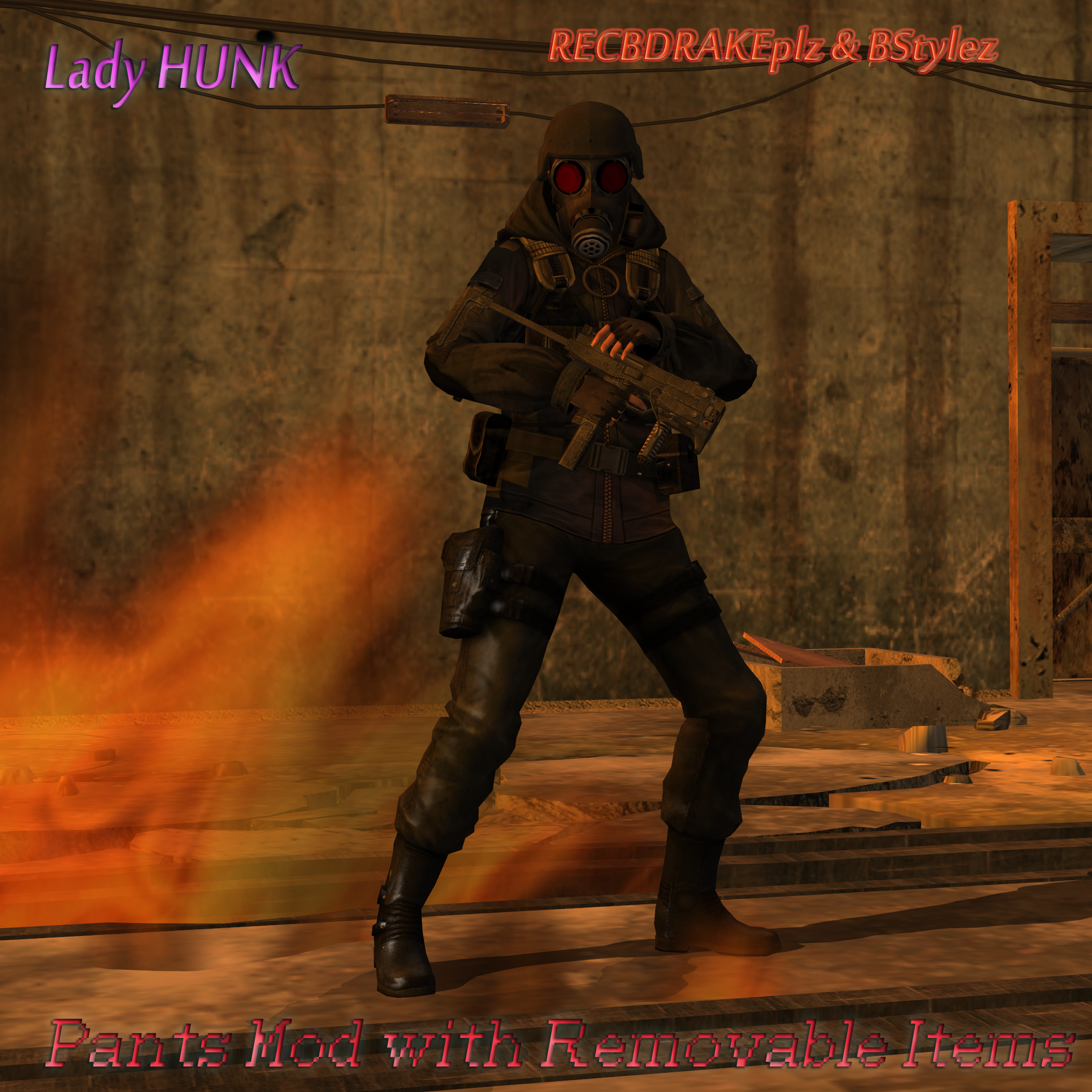 Lady Hunk Pants MOD by recbdrakeplz and bstylez