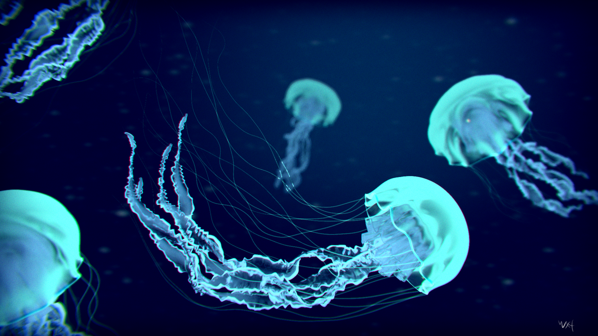 Glowing Jellyfish